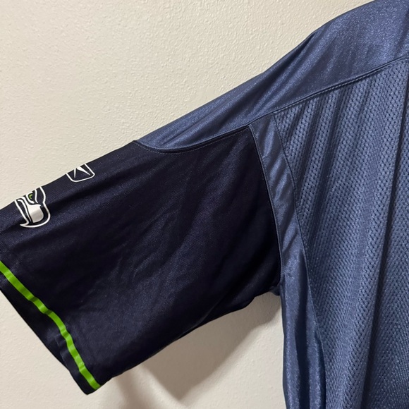 Vintage Seattle Seahawks Hasselbeck 8 Reebok On Field Jersey Blue-2XL - Picture 5 of 12